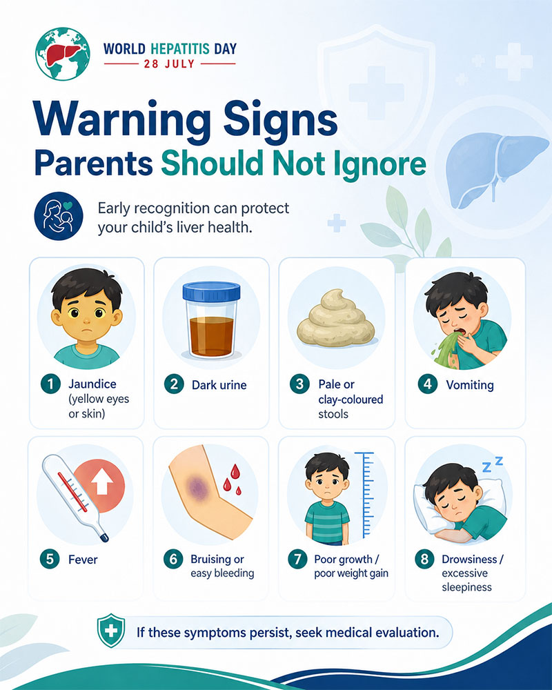 World Hepatitis Day 2026 - Hepatitis and Jaundice in Children